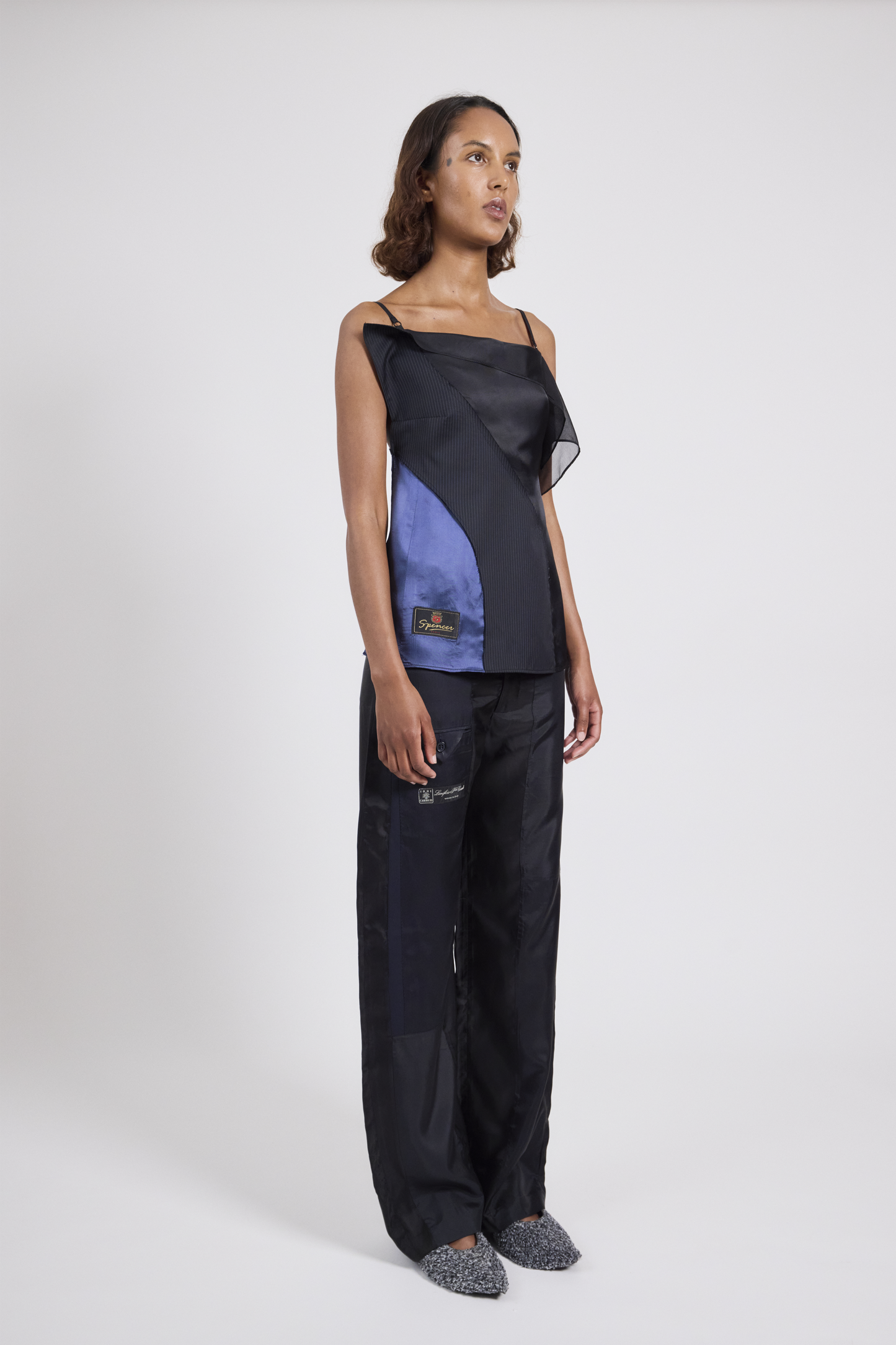 Patch top, open back
