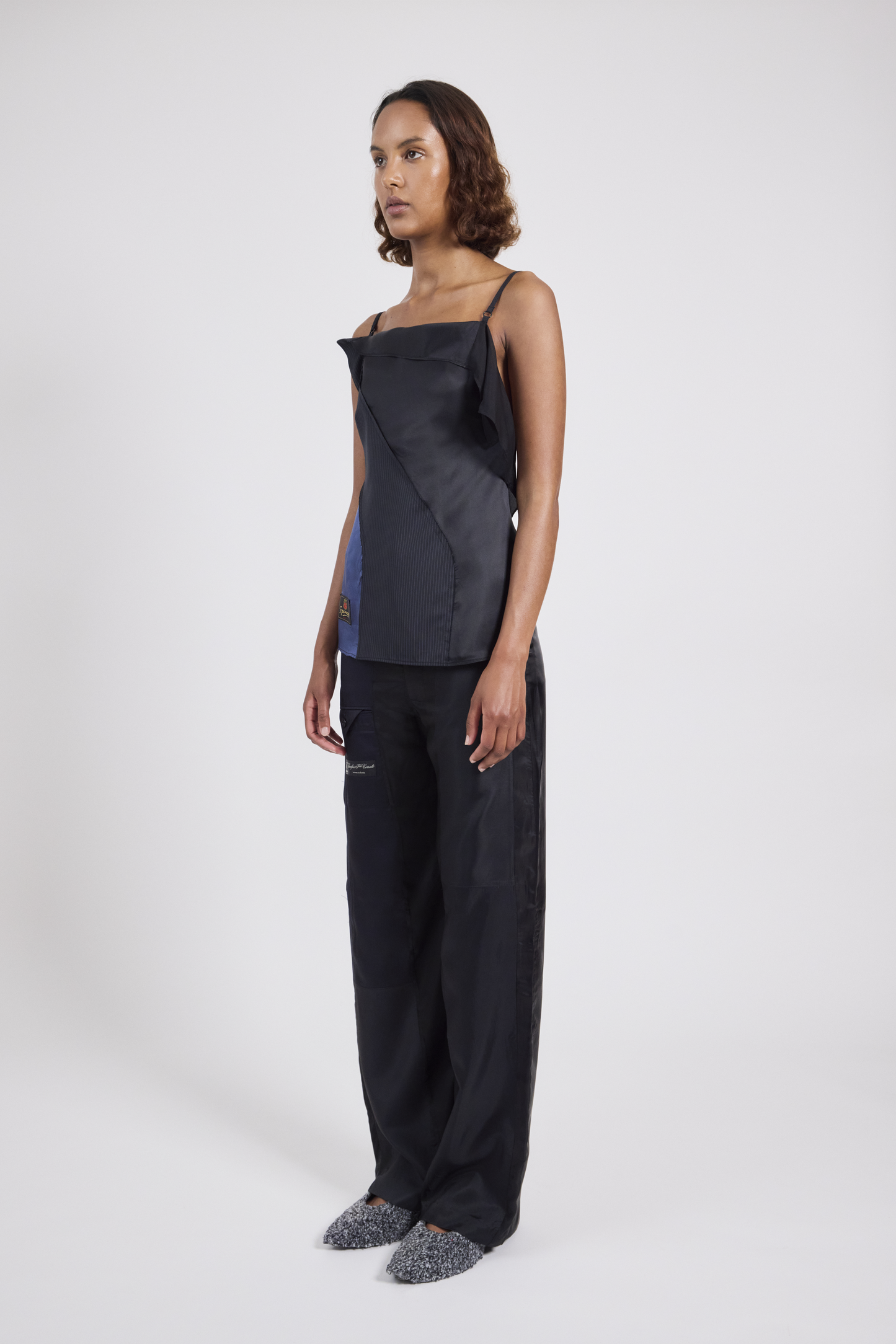 Patch top, open back