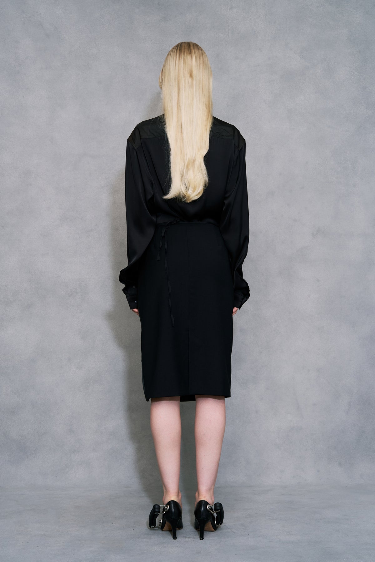 Blazer wrap skirt