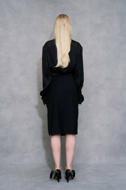 Blazer wrap skirt