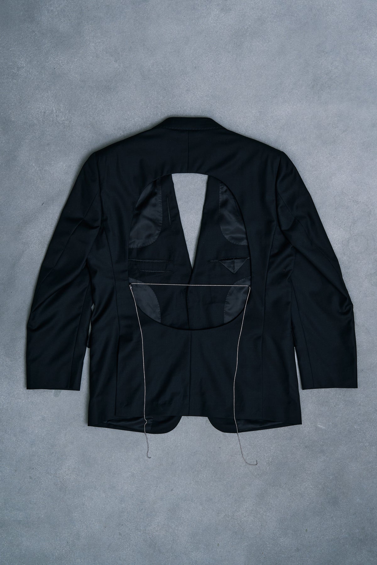 Blazer With Open Back
