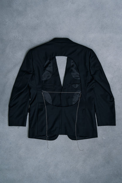 Blazer With Open Back