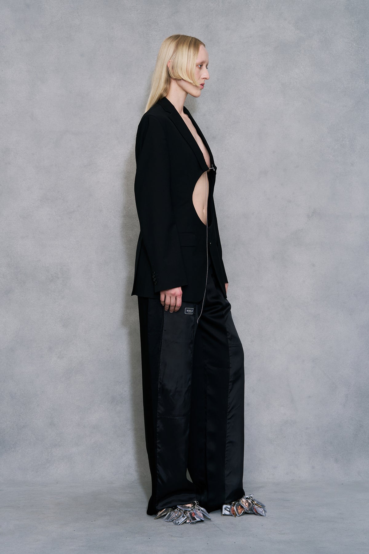 Circle Cut-Out Blazer