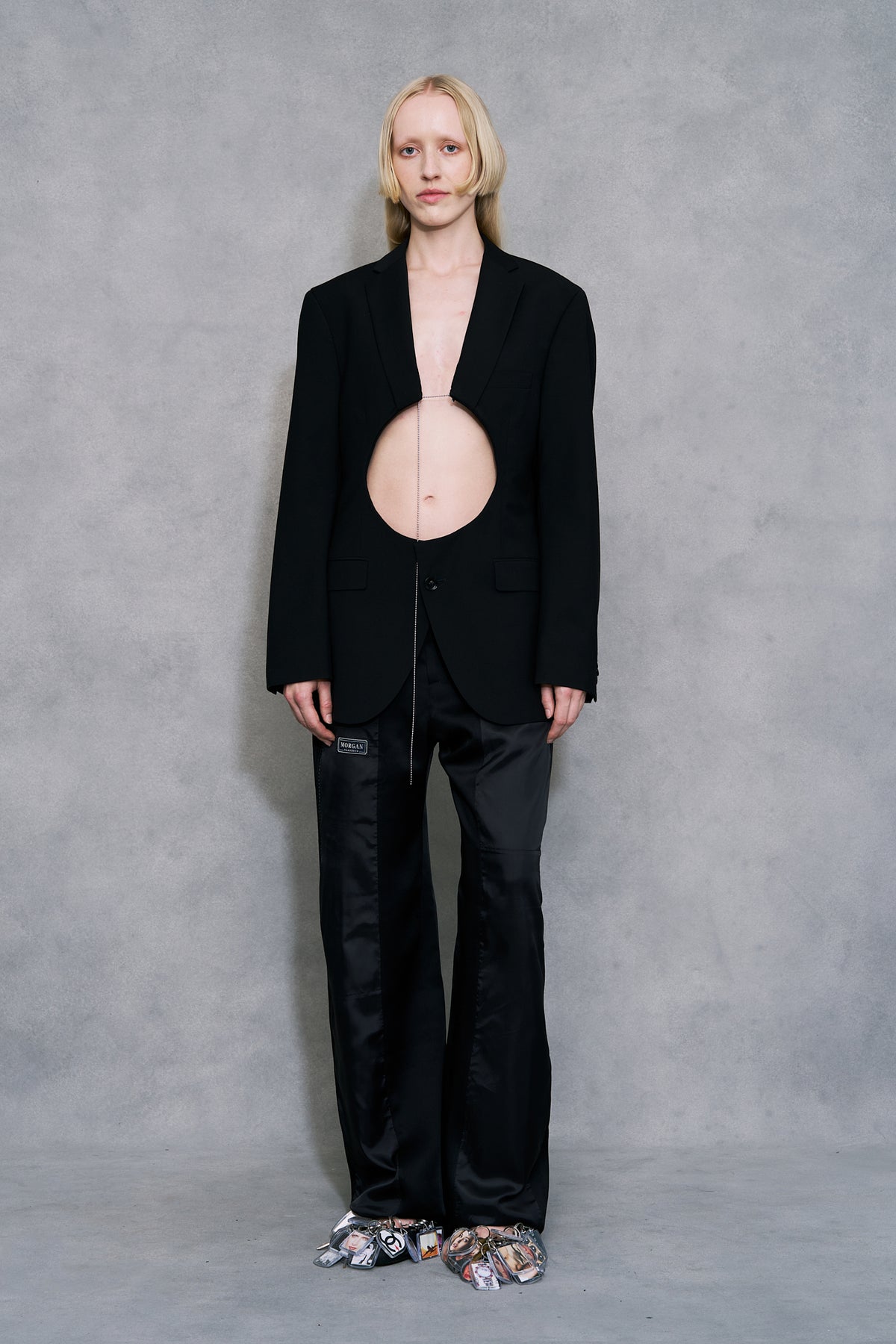Circle Cut-Out Blazer