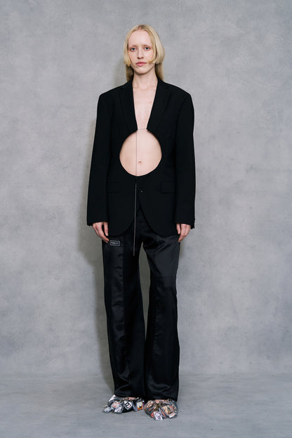 Circle Cut-Out Blazer