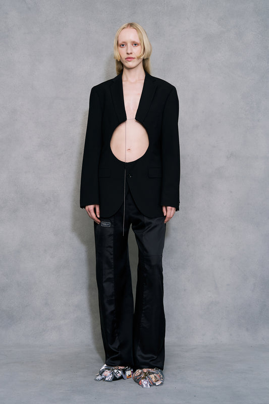 Circle Cut-Out Blazer