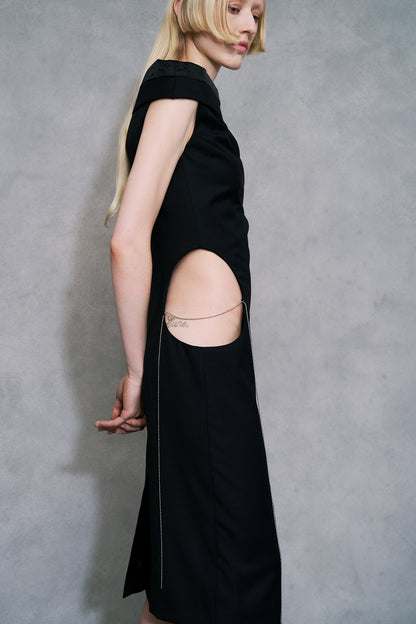 Circle Cut-Out Dress